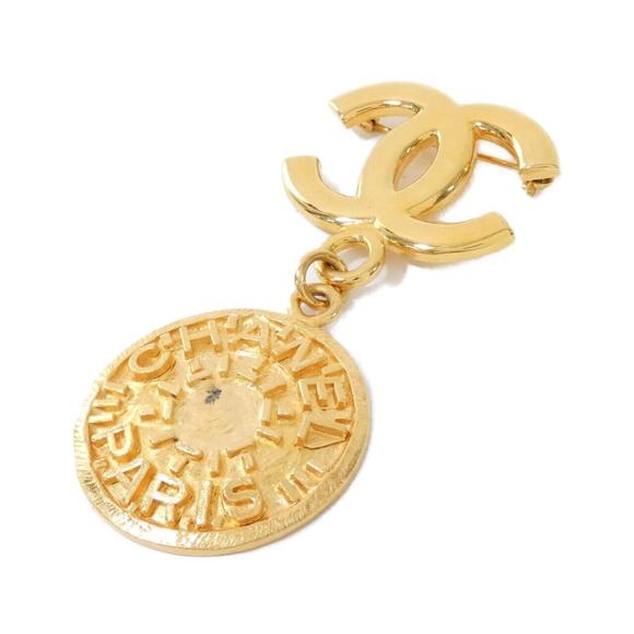 CHANEL Gold Brooch - Picture 1 of 4